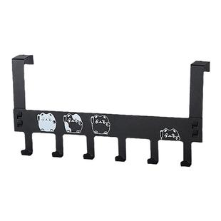 门后挂钩挂衣架免打孔门上挂衣架挂在卧室门背后挂钩门后面置物架