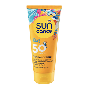 德国原装进口Sundance儿童防晒霜 宝宝幼儿户外防水防紫外线SPF50