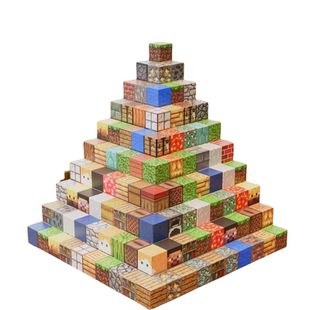 我的世界磁力方块积木正版儿童益智拼装玩具男孩礼物大颗粒磁吸