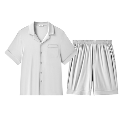 曼妮芬MW1男士睡衣2026夏季新款双面莫代尔短袖家居服40310179