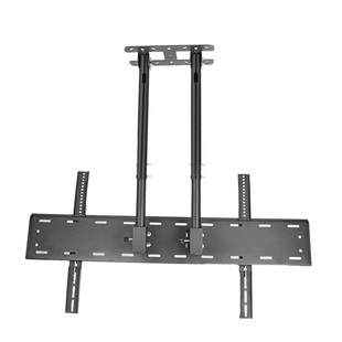 双杆电视吊架显示屏吊杆高度调节广告机吊顶挂架电视架60-100英寸