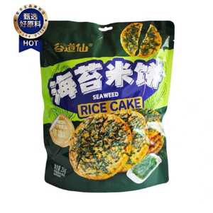 谷道仙海苔米饼256g独立包装海苔米果网红解馋锅巴非油炸零食小吃