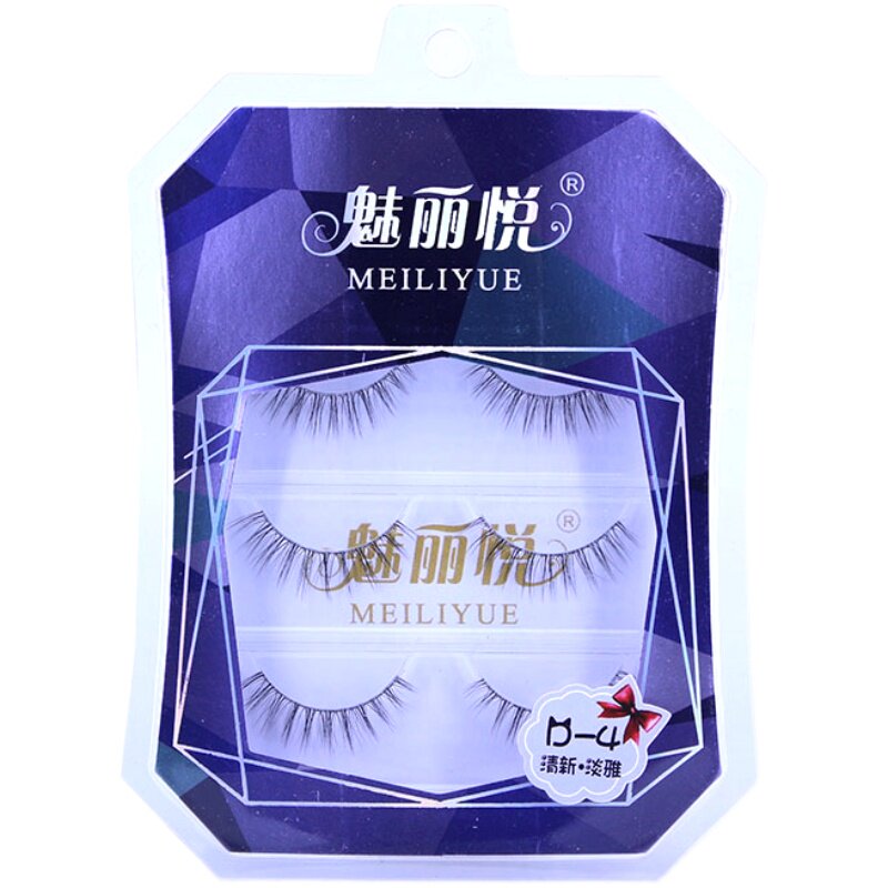 魅丽悦3D立体V型假睫毛自然尖尾