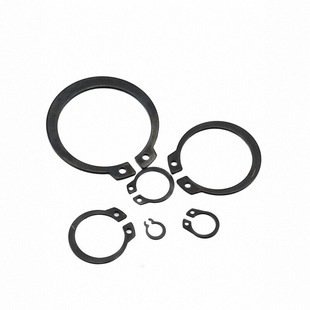 卡簧卡环圈卡槽卡黄 5-320A型GB894轴卡国标65锰外卡轴用弹性挡圈