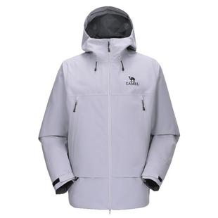 【王俊凯同款】骆驼羽神冲锋衣男装新款秋冬季三合一鹅绒内胆夹克