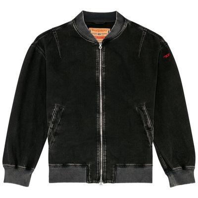 [折扣]DIESEL男士拉链机车牛仔夹克外套A1282709I35