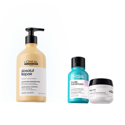 【双12抢购】欧莱雅PRO沙龙高端密集修护奶酪瓶洗发水改善毛躁