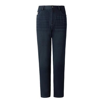 【雅格狮丹】男士修身直筒牛仔裤