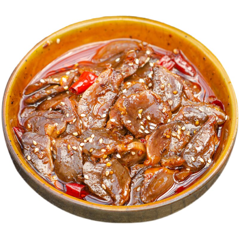 四川麻辣鸭胗零食冷吃郡肝下酒