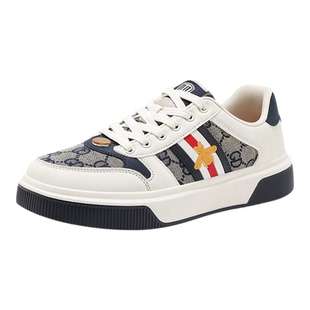 意大利IUI图案 小蜜蜂潮流爆款情侣款百搭透气时尚轻奢休闲风板鞋