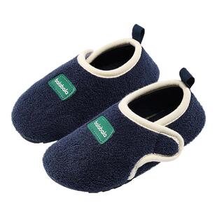 巴拉巴拉童鞋儿童拖鞋男女童2025年新冬季加绒保暖家居鞋包跟棉鞋