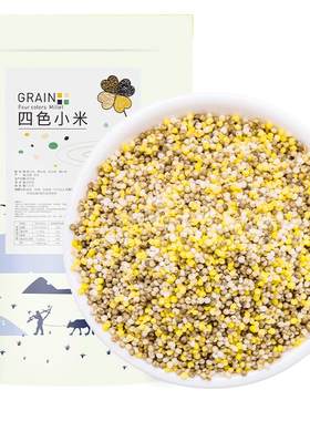 四色小米黑小米五谷杂粮粥