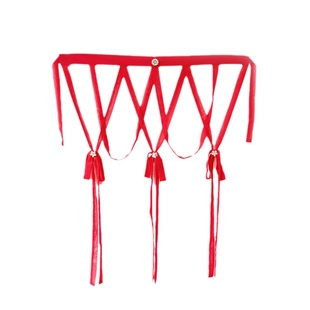 汉服绶带配饰腰带古风浆草结红色嫦娥舞蹈古典珍珠流苏腰封配饰女