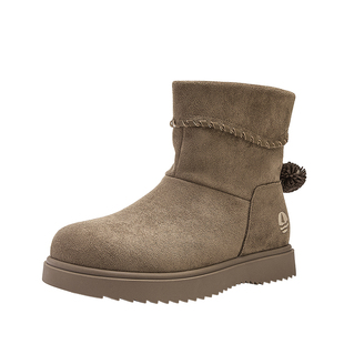 Navigare意大利小帆船雪地靴2025秋冬新款女鞋厚底加绒保暖休闲靴