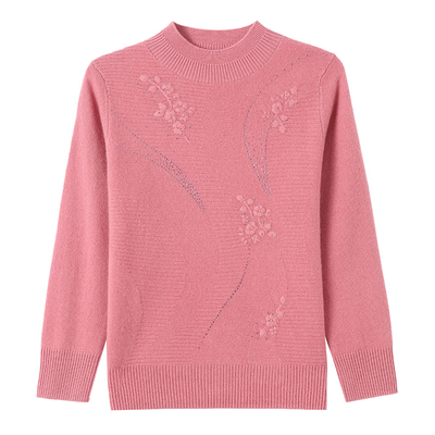 恒源祥100%纯羊毛衫本命年毛衣女