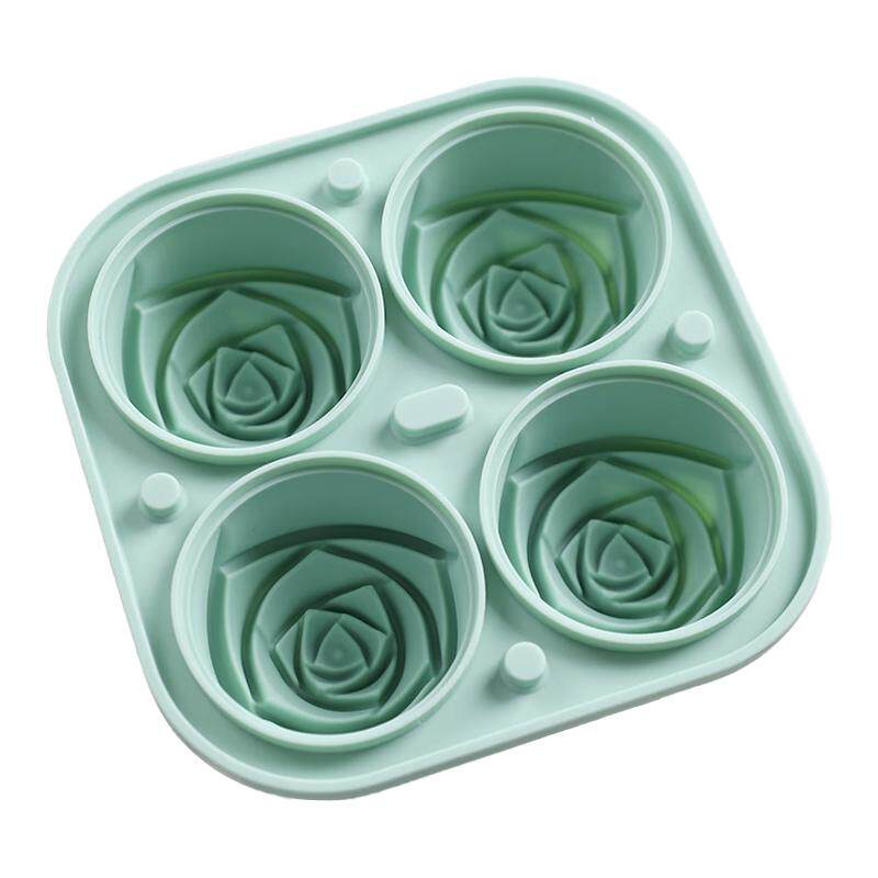 玫瑰玫瑰花冰块冰球冰格模具食品级硅胶制冰家用神器威士忌网红