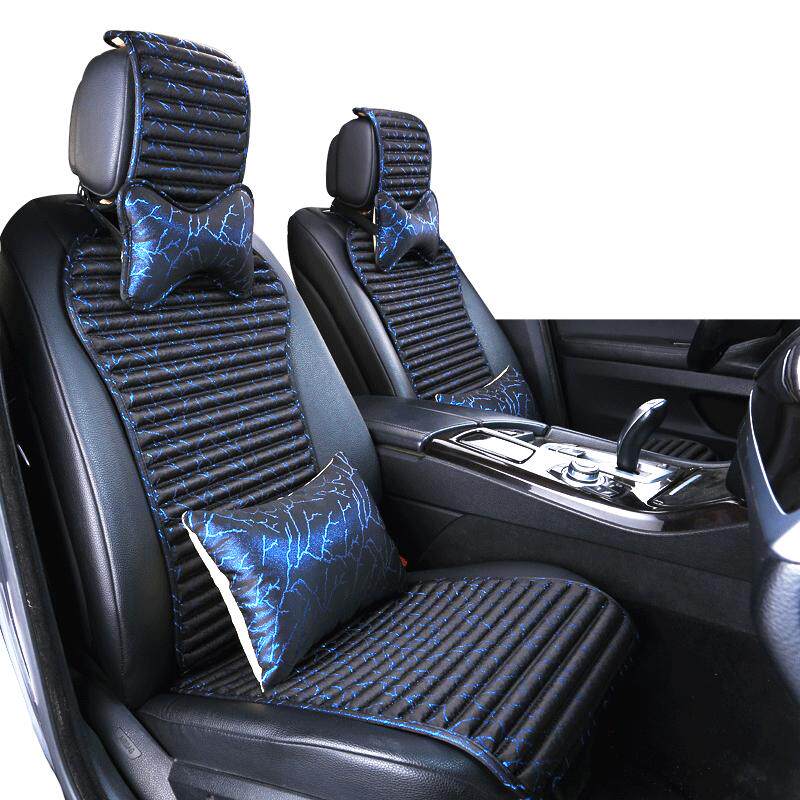 小汽车坐垫四季通风毛绒网红女神款座套养生荞麦蛮腰坐垫四季通用