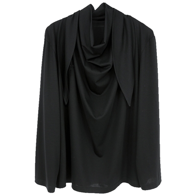 荡领设计师长袖IIEWUOY系带