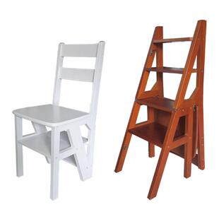 梯凳实木家用多功能折叠梯椅室内移动登高梯子两用四步梯凳爬梯子