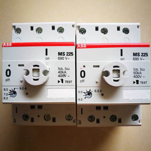 议价原装正品ABB马达保护断路器 MS225-6.3A MS225-9.0A 现货