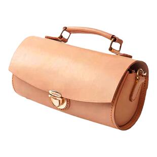 D071圆筒手提包 版型图纸20*10cm 手工DIY皮革斩距4mm非成品包