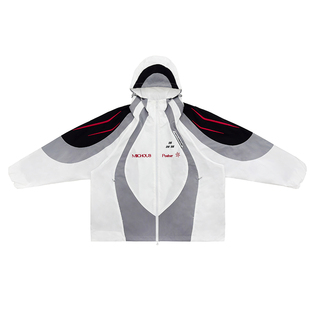 MIICHOUS米丘寺 云雾森林6.0 弧度分割精致刺绣户外连帽夹克长裤