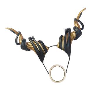 明日方舟黑键cos道具角白垩cosplay头饰服装配饰漫展周边兽角