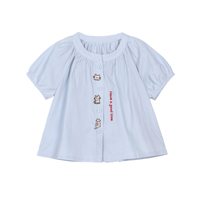 小O宝OKids童装女宝宝甜美小衫