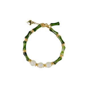 敦煌研究院竹节手链手串女款送女生高级感2025新款送闺蜜礼物串珠