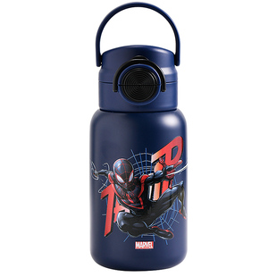 迪士尼儿童保温杯男孩上学专用幼儿园带吸管饮水杯小学生两用水壶