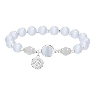 【纯银|正品】转运珠猫眼手链