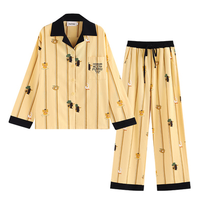 侘町·秸日记纯棉睡衣秋冬休闲