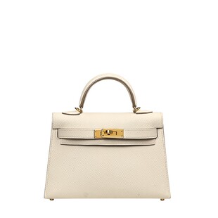 手掌纹凯莉包女真皮女包高级感牛皮手提包2025新款撞色单肩斜挎包