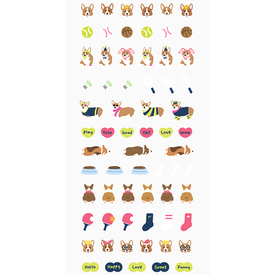 dailylike韩国文具半透明胶质