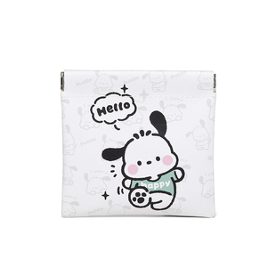 卡通小熊弹片收纳包口红化妆袋随身便携卫生巾数码自动闭合弹片包