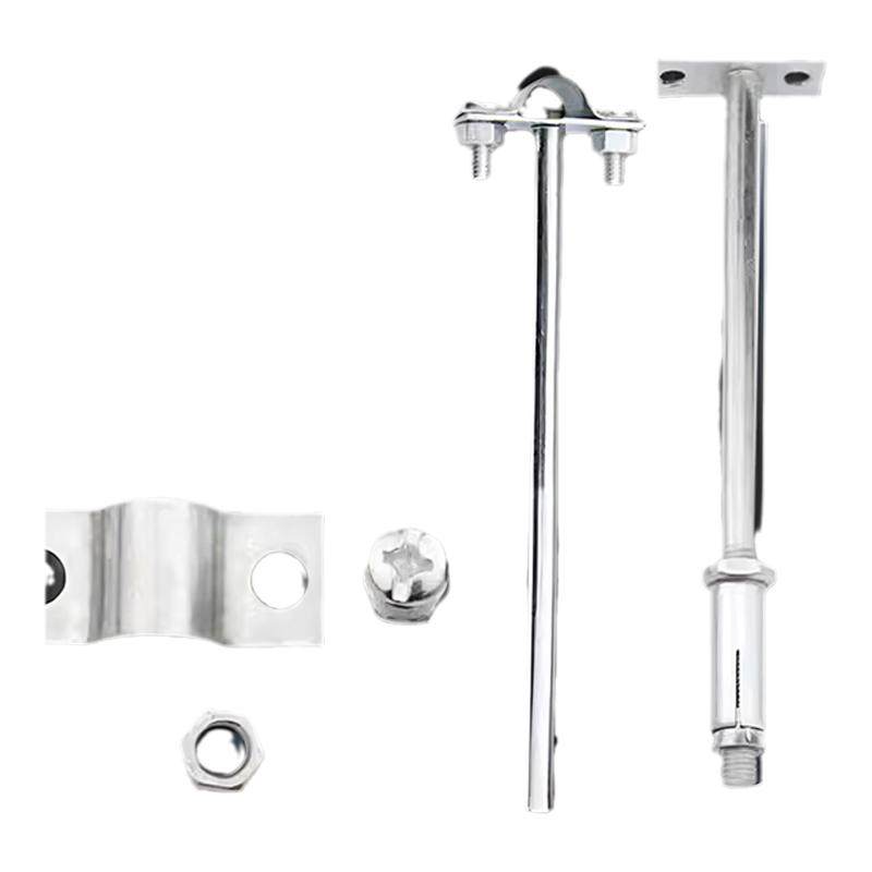 光杆避雷卡避雷带支架防雷卡子避雷针支架卡子膨胀避雷卡支撑架