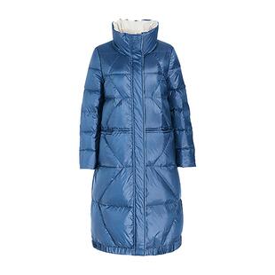 乔万尼商场同款大方时尚拼色设计感保暖抗寒中长款羽绒服ES4T421