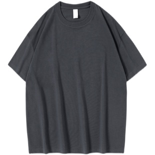 VIRGO 重磅 240g 32支纱 品质多色 宽松 纯色 落肩款T恤 定制logo