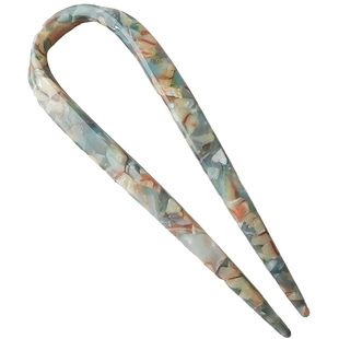 新中式U型醋酸发簪女2026新款高级感后脑勺盘发簪子古风头饰发钗