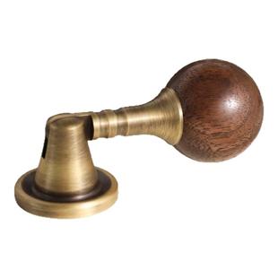 复古胡桃木黄铜拉手中古风古铜衣橱柜门抽屉把手衣柜门大圆球拉手