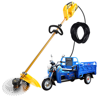 48-72v插电瓶车割草机农用大功率