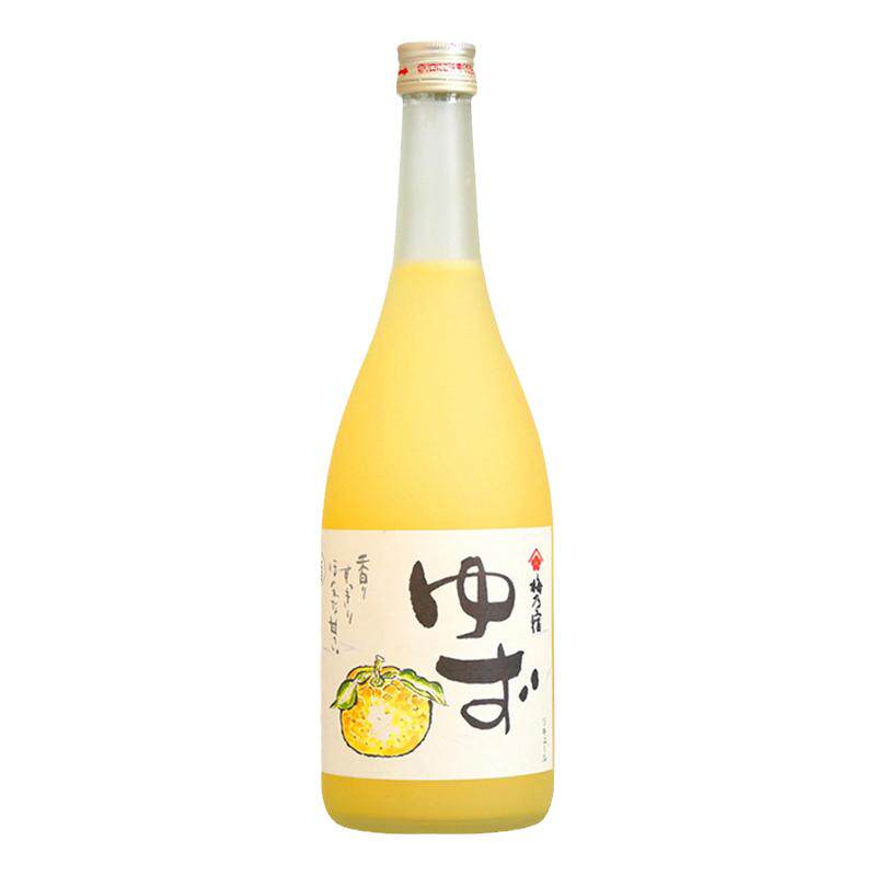 梅乃宿果肉柚子酒梅酒梅子酒日本女士甜酒果酒微醺梅酒 720ml