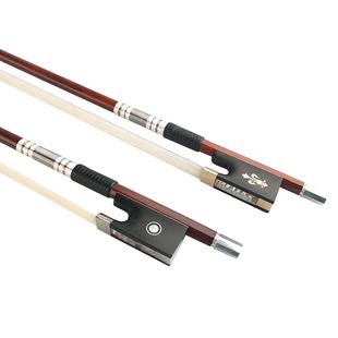 德因美高小提琴弓杆天然马尾弓子巴西苏木弓提琴弓子八角型把位