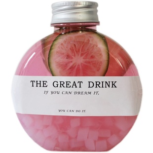 扁圆创意奶茶瓶300ml一次性网红PET饮料瓶果汁奶茶杯蜂蜜塑料瓶