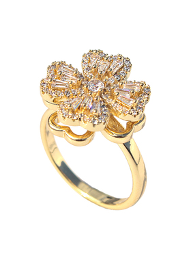 轻奢高级感旋转戒指时尚个性女