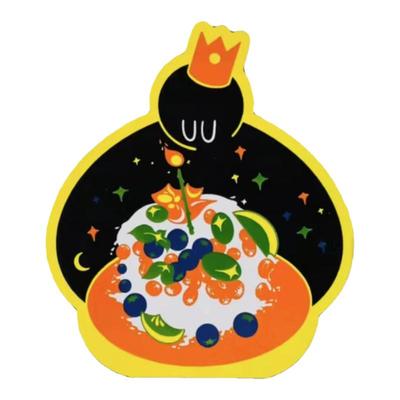 生日蛋糕立体贺卡纸片火柴