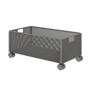 书本收纳箱书箱带轮可移动桌下学生教室书本收纳高中生书籍盒神器