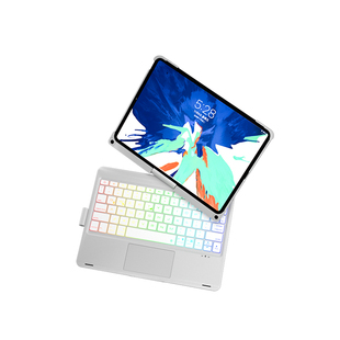 doqo可旋转ipad9妙控键盘适用2025新款air7/5/4苹果mini6/8/10代平板电脑pro11专用13触控板一体蓝牙鼠标套装