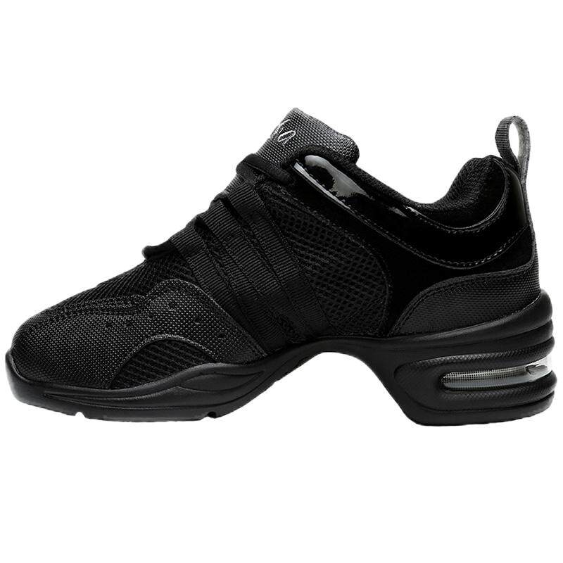 三莎正品女式现代舞鞋广场舞蹈鞋软底增高跳舞鞋健身鞋爵士舞鞋