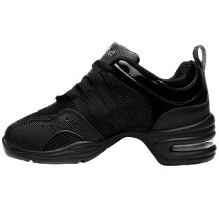 三莎正品女式现代舞鞋广场舞蹈鞋软底增高跳舞鞋健身鞋爵士舞鞋